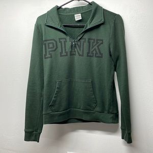 Pink army green sweater